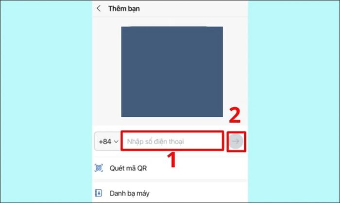 Nhập số điện thoại và nhấn nút Tìm để kiểm tra
