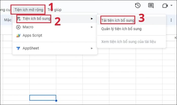 Lọc các giá trị trùng lặp bằng tiện ích trong Google Sheets