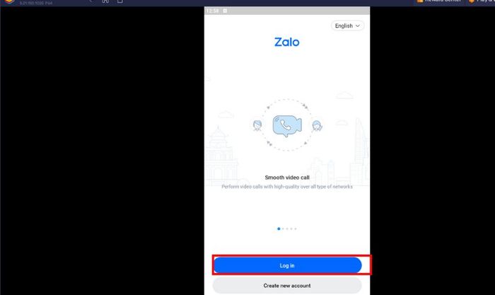 Đăng nhập vào tài khoản Zalo để bắt đầu đăng video và nhật ký