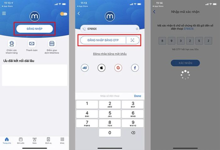 Cách đổi eSIM MobiFone trực tuyến bằng ứng dụng My MobiFone
