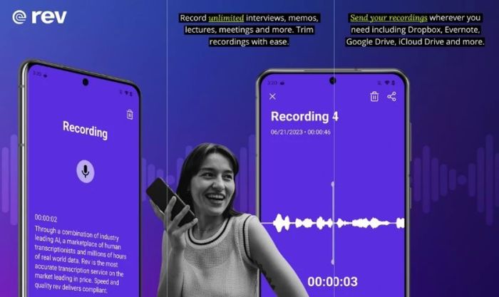 Rev: Record & Transcribe