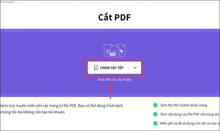 Hướng dẫn tách file PDF bằng công cụ trực tuyến
