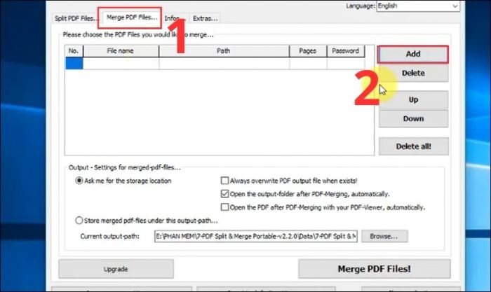 Hướng dẫn chi tiết cách ghép file PDF