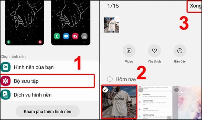 Cách thiết lập hình nền hoa đào ngày Tết