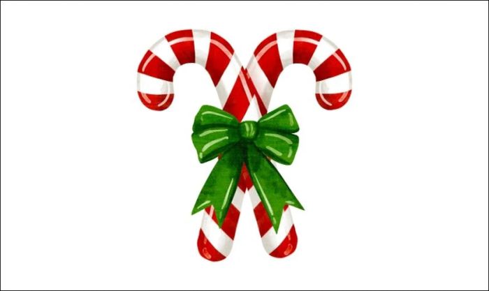Kẹo gậy - Biểu tượng Noel hoàn hảo để tạo nên logo đẹp mắt