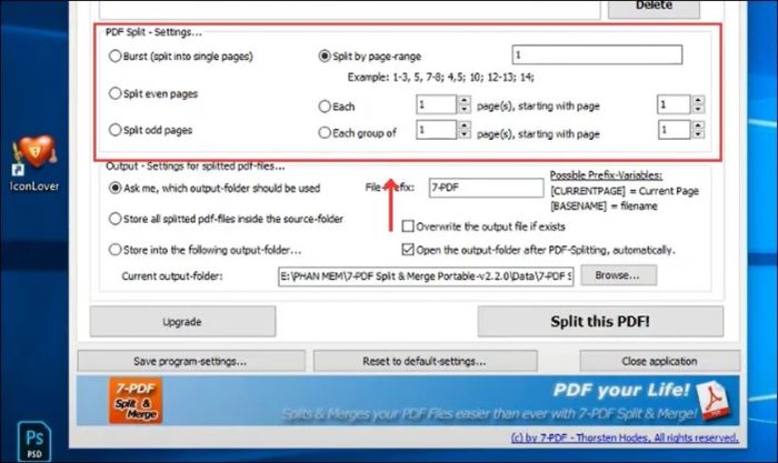 Chọn một trong bốn phương pháp sau để tách file PDF