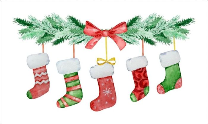 Logo Giáng Sinh với bộ sưu tập vớ đẹp mắt