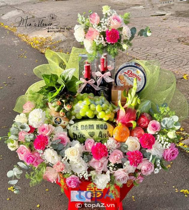 Mia's Flower Shop là địa chỉ uy tín chuyên làm mâm quả cưới hỏi tại TP. Gia Nghĩa