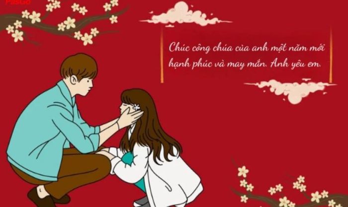 Lời chúc năm mới dành cho vợ chồng đáng yêu và ngộ nghĩnh