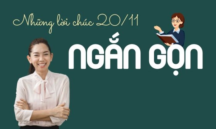 Lời chúc 20/11 ngắn gọn và ý nghĩa dành cho đồng nghiệp