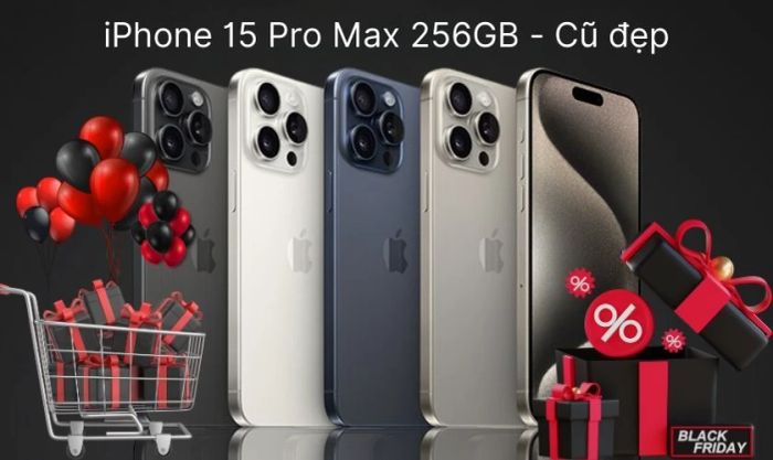 iPhone 15 Pro Max 256GB Cũ đẹp