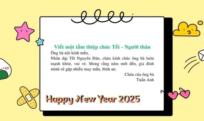 Ảnh chúc mừng Tết ông bà 2025 đẹp