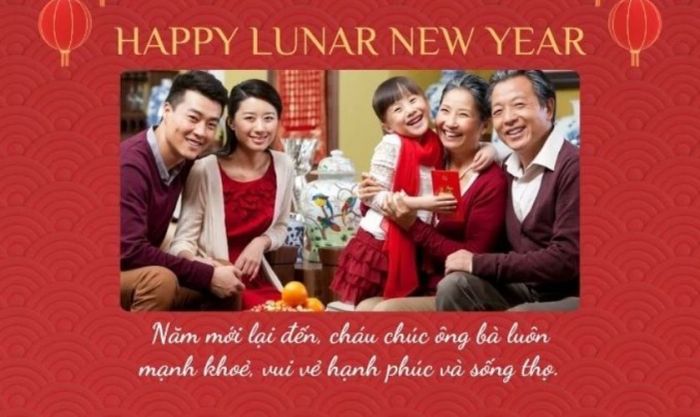 Hình ảnh chúc mừng Tết ông bà 2025