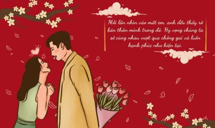 Lời chúc năm mới dành cho vợ chồng ngọt ngào và dễ thương