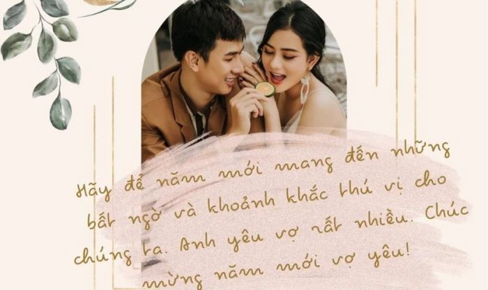 Lời chúc năm mới dành cho vợ chồng