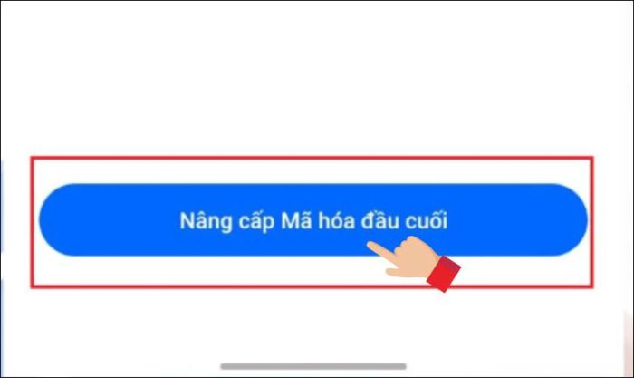 Hướng dẫn kích hoạt tính năng mã hóa đầu cuối tin nhắn trên Zalo điện thoại