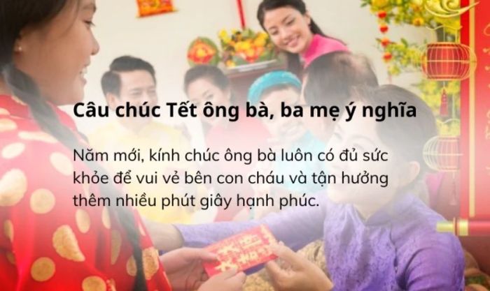 Ảnh chúc mừng Tết ông bà 2025