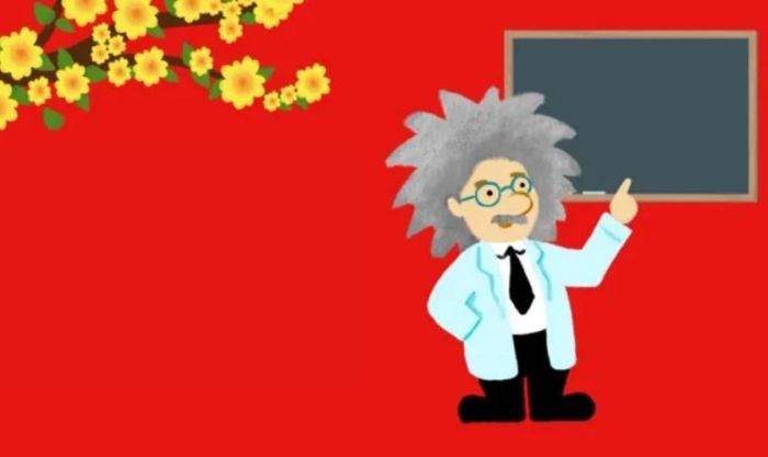 Những mẫu thiệp chúc Tết dành cho thầy cô với phong cách hài hước