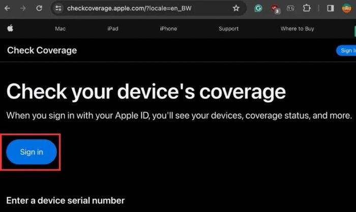 Hướng dẫn kiểm tra ngày kích hoạt và thời gian bảo hành trên iPhone bằng Website app
