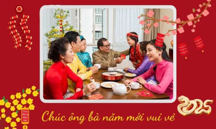 Ảnh chúc mừng Tết ông bà 2025 đẹp nhất