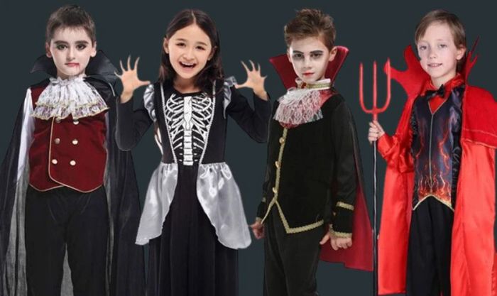 Hóa trang thành ma cà rồng trong lễ Halloween