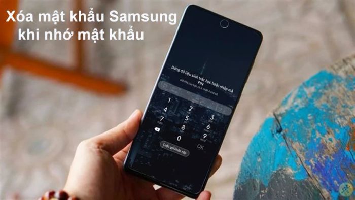 Trường hợp nhớ mật khẩu nhưng muốn tắt chức năng mật khẩu màn hình