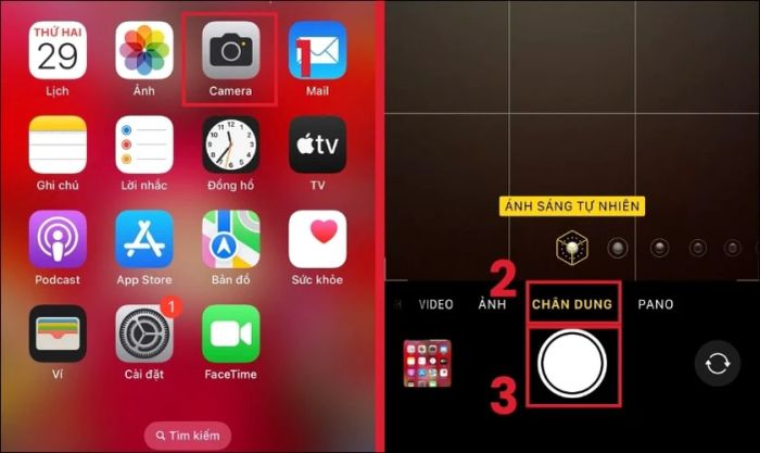 Cách làm mờ phông ảnh trên iPhone bằng chế độ chụp chân dung