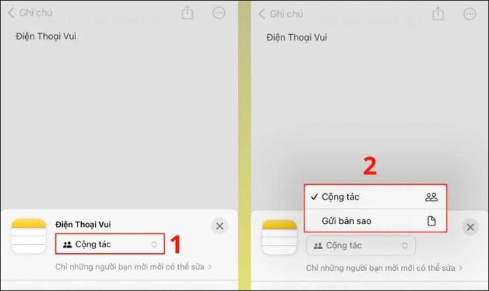 Cài đặt quyền truy cập ghi chú giúp bạn kiểm soát được ai có thể xem và chỉnh sửa ghi chú của mình.