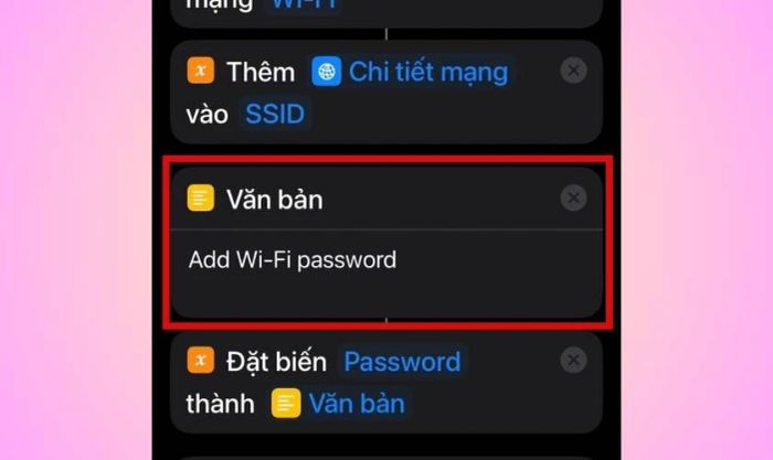 Nhập mật khẩu Wifi hiện tại để tạo mã QR chia sẻ
