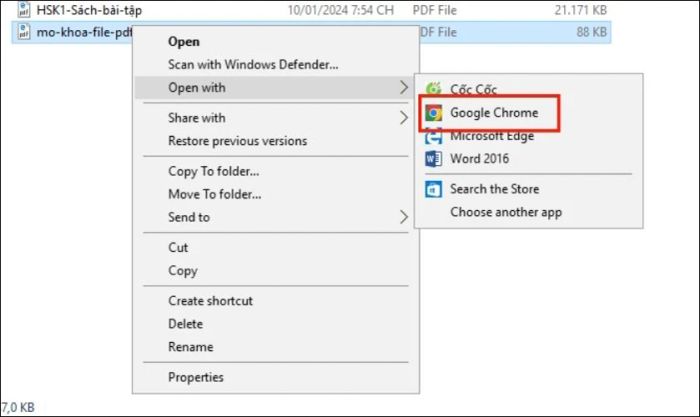 Hướng dẫn mở khóa file PDF bằng tính năng Print trên trình duyệt