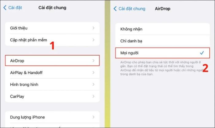 Chuyển ghi chú từ iPhone này sang iPhone khác qua AirDrop