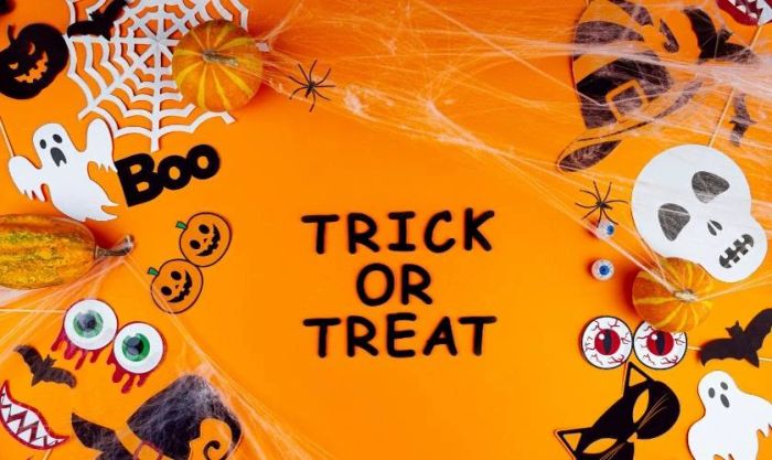 Hình nền Halloween với chủ đề bí ngô dễ thương