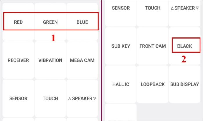 Kiểm tra màn hình của điện thoại Samsung cũ