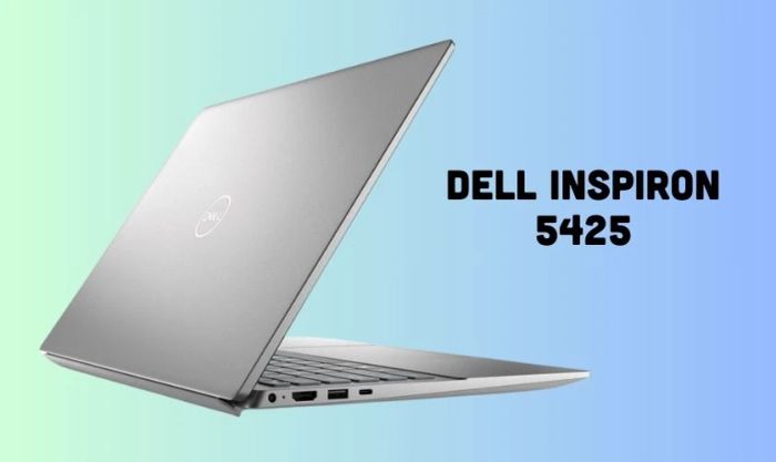 Dell Inspiron 5425 có thiết kế di động, dễ dàng mang theo mà không lo cồng kềnh