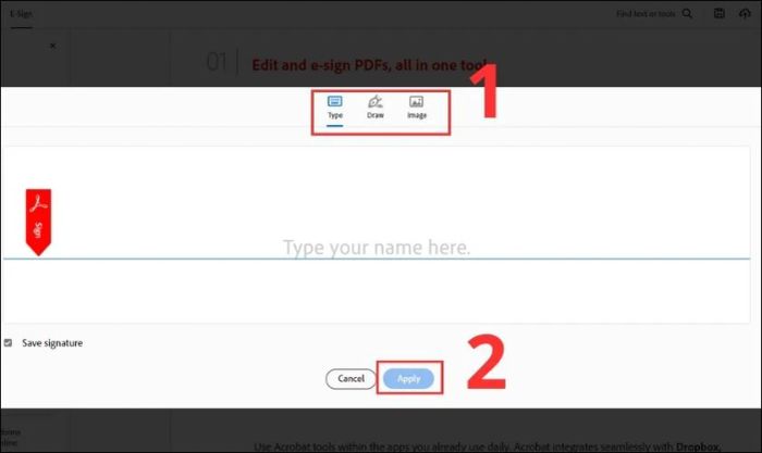 Sau khi tạo xong, nhấn Apply để hoàn tất
