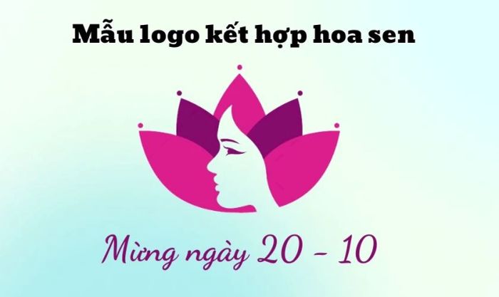 Mẫu logo kết hợp với biểu tượng quốc hoa Việt Nam
