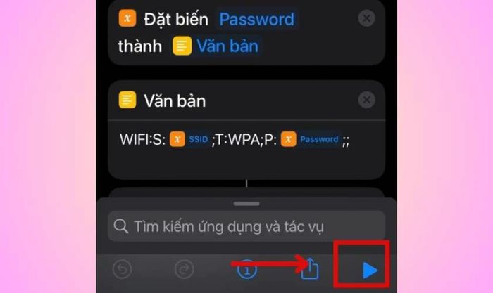 Chia sẻ wifi trên iPhone bằng mã QR