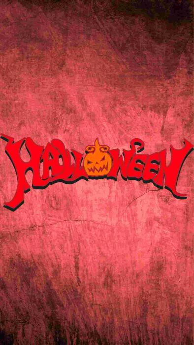 Hình nền Halloween dành cho điện thoại với tông đỏ rực rỡ