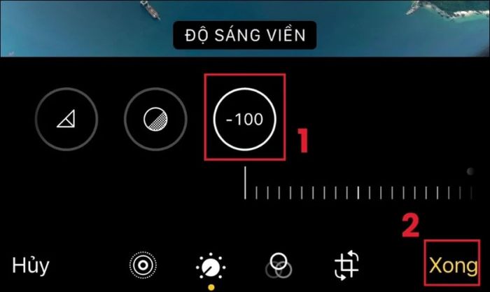 Nhấn vào xong để lưu lại các thay đổi đã thực hiện
