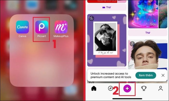 Cách làm mờ ảnh trên iPhone bằng ứng dụng PicsArt