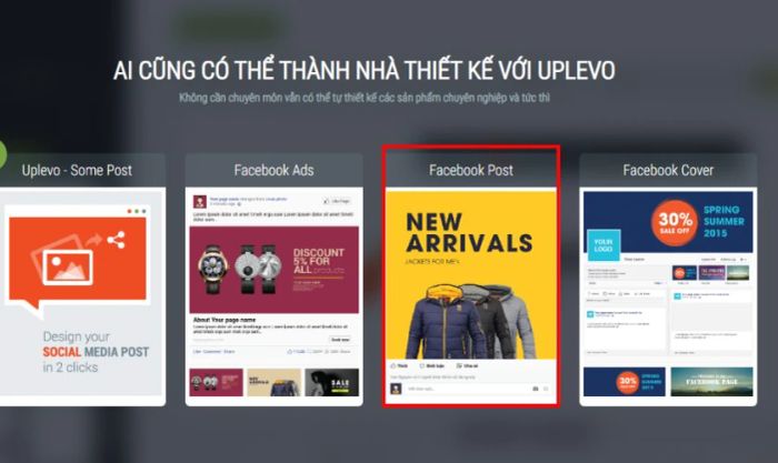 Sau khi đăng nhập thành công, bạn sẽ được chuyển đến giao diện làm việc chính của Uplevo