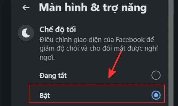 Cách chuyển giao diện Facebook sang nền tối trên máy tính