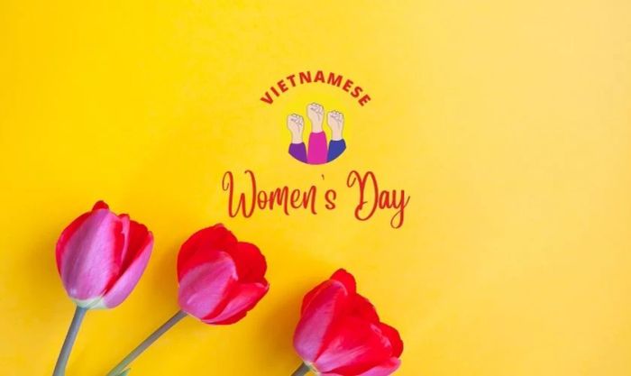 Phông nền 20/10 đẹp màu vàng