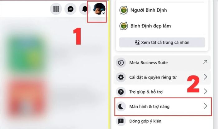 Cách thay đổi giao diện Facebook sang chế độ tối trên máy tính