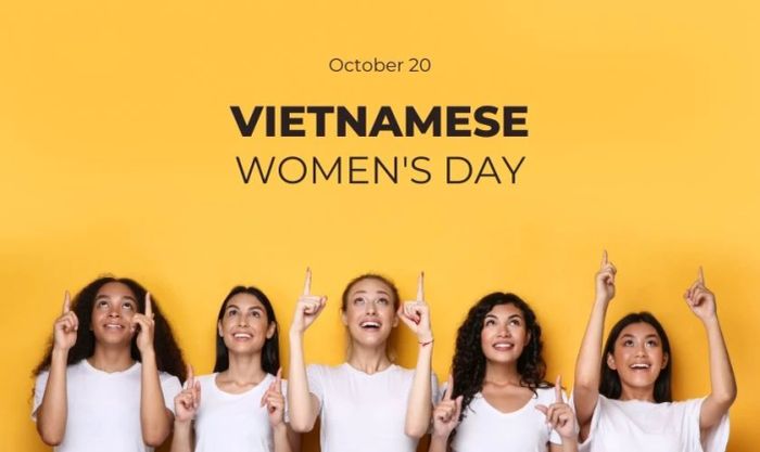 Phông nền 20/10 đẹp màu vàng mới