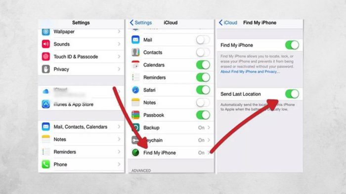 Hướng dẫn tìm iPhone bị mất khi hết pin