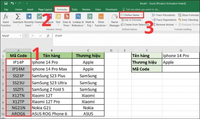 Hướng dẫn tạo hộp danh sách (list box)