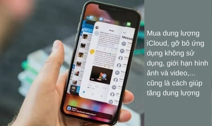 Cách tăng dung lượng hiệu quả