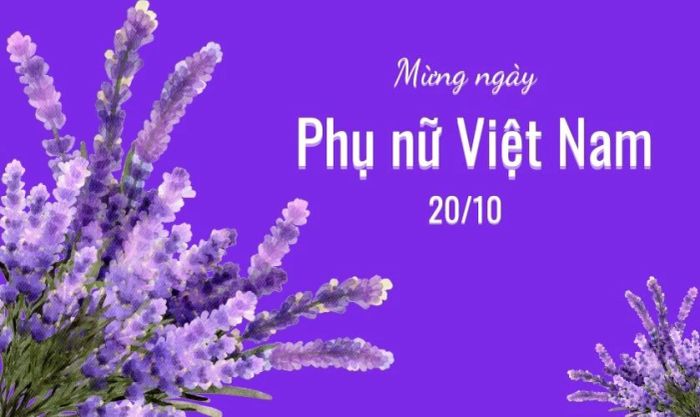 Phông nền 20/10 màu tím độ phân giải 8K