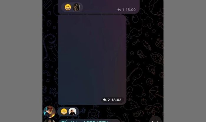 Hiện tượng ảnh bị xám khi chụp màn hình trên Telegram
